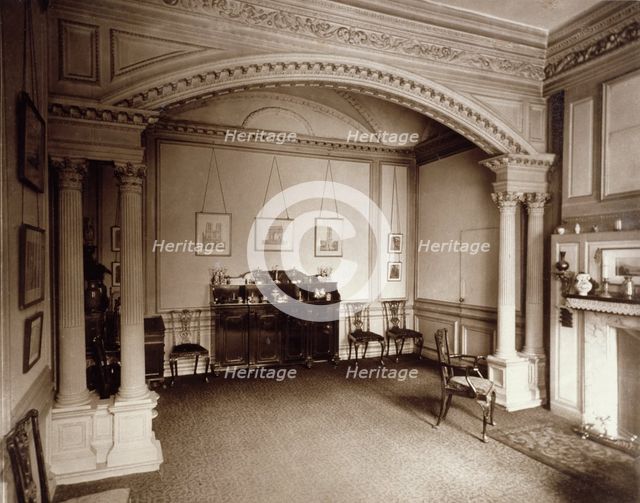 Ashburnham House - The Dining Room, c1882. Creator: Henry Dixon & Son.