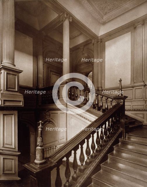 Ashburnham House - The Staircase, c1882. Creator: Henry Dixon & Son.