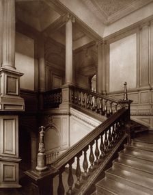 Ashburnham House - The Staircase, c1882. Creator: Henry Dixon & Son