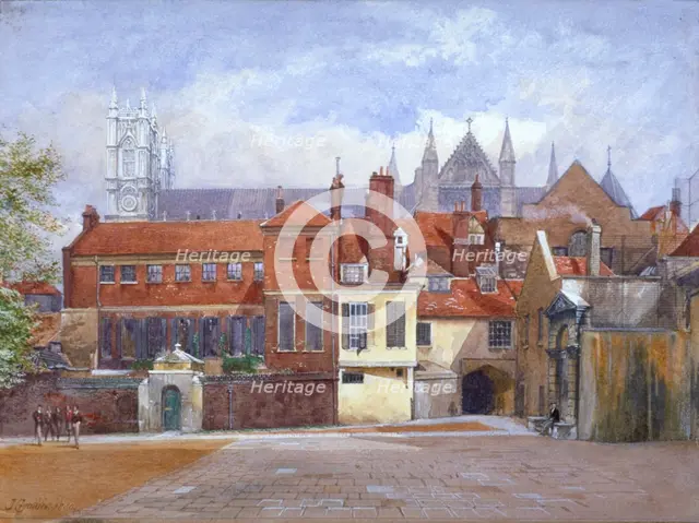 Ashburnham House, Westminster, London, 1880. Artist: John Crowther