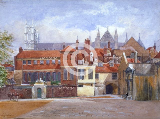 Ashburnham House, Westminster, London, 1880. Artist: John Crowther