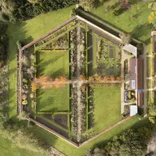 Ashby Hall, Walled Garden, Heath Road, Ashby de la Launde, North Kesteven, Lincolnshire, 2024. Creator: James O Davies