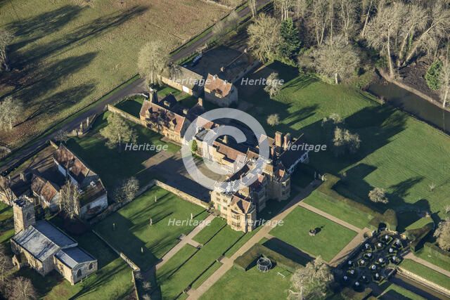 Ashby St Ledgers Manor house and walled garden of circa 1700, West Northamptonshire, 2022. Creator: Damian Grady.