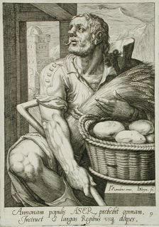 Asher, c1590. Creator: Jacques de Gheyn II
