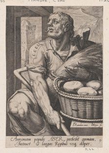 Asher, from The Twelve Sons of Jacob. Creator: Jacques de Gheyn II