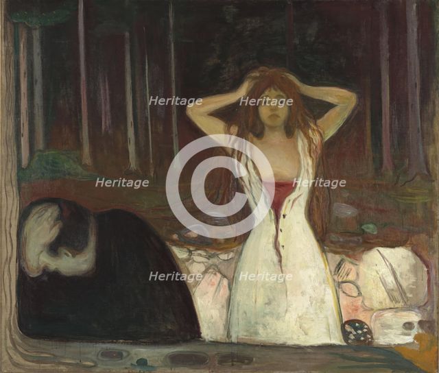 Ashes, 1895. Creator: Edvard Munch.
