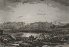 Ashkelon, 1840. Creator: Charles Nicolas Ransonnette