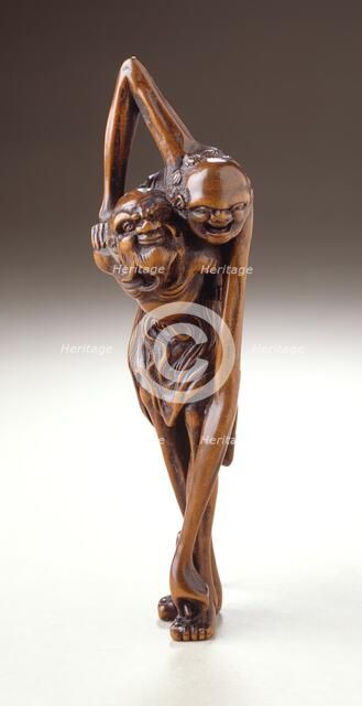 Ashinaga and Tenaga, Late 18th-early 19th century. Creator: Unknown.