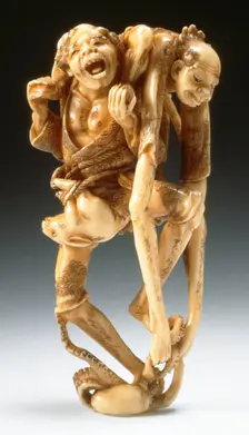 Ashinaga and Tenaga, Late 19th century. Creator: Hideaki