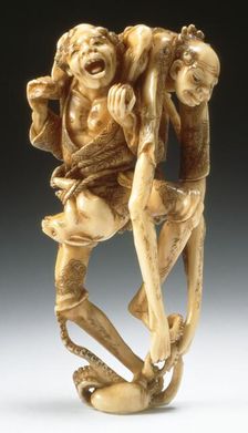 Ashinaga and Tenaga, Late 19th century. Creator: Hideaki