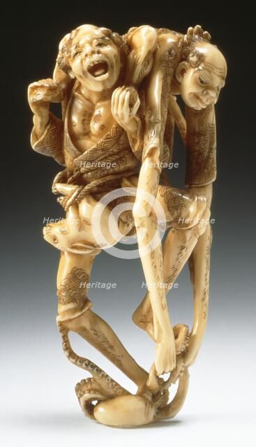 Ashinaga and Tenaga, Late 19th century. Creator: Hideaki.