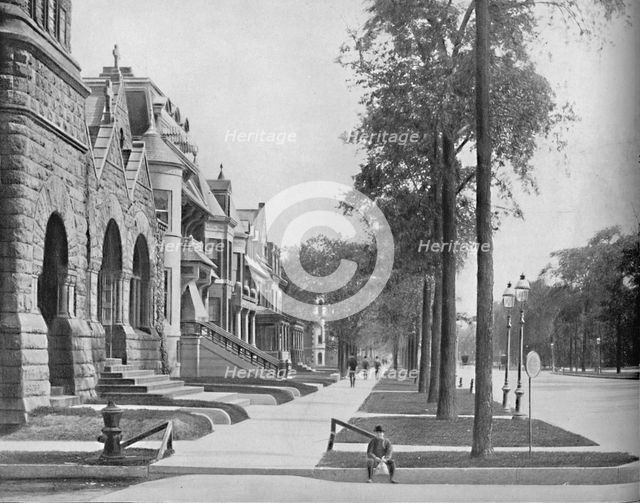 'Ashland Avenue, Chicago', c1897. Creator: Unknown.