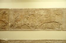 Ashurnasirpal II killing lions, c645 BC-635 BC