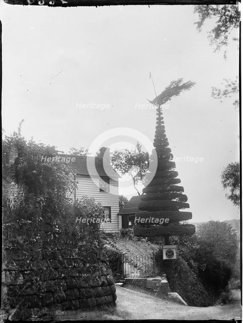 Ashurst Post Office, Ashurst Hill, Speldhurst, Tunbridge Wells, Kent, 1911. Creator: Katherine Jean Macfee.
