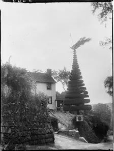 Ashurst Post Office, Ashurst Hill, Speldhurst, Tunbridge Wells, Kent, 1911. Creator: Katherine Jean Macfee