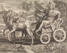 Asia from The Four Continents, 16th century. Creator: Julius Goltzius