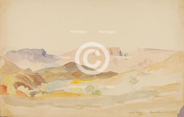 Asia Minor, 1845. Creator: Miner Kilbourne Kellogg.