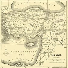 Asia Minor - Map 1890. Creator: Unknown