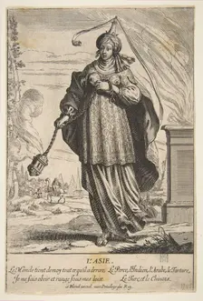 Asia, mid to late 17th century. Creator: Abraham Bosse