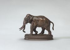 Asian Elephant Walking, model c. 1830s. Creator: Antoine-Louis Barye
