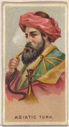 Asiatic Turk, from World's Smokers series (N33) for Allen & Ginter Cigarettes, 1888. Creator: Allen & Ginter