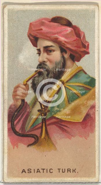 Asiatic Turk, from World's Smokers series (N33) for Allen & Ginter Cigarettes, 1888. Creator: Allen & Ginter.