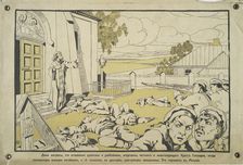 Asiatic Bolsheviks shooting priest, c1915-1925. Creator: Unknown