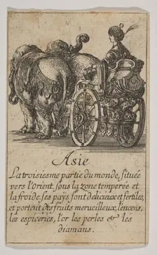 Asie, 1644. Creator: Stefano della Bella