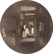 Asile Impérial de Vincennes: la Lingerie, 1859. Creator: Charles Nègre