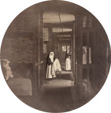 Asile Impérial de Vincennes: la Lingerie, 1859. Creator: Charles Nègre