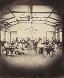 Asile impérial de Vincennes, salle de jeu, 1858-59. Creator: Charles Nègre