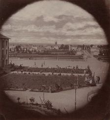 Asile impériale de Vincennes, vue de Charenton, 1858-59. Creator: Charles Nègre