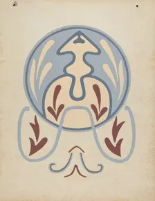 Asistencia of San Antonio de Pala Wall Design from the portfolio "Decorative Art...", 1935/1942. Creator: Unknown