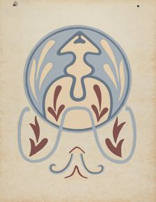 Asistencia of San Antonio de Pala Wall Design from the portfolio "Decorative Art...", 1935/1942. Creator: Unknown