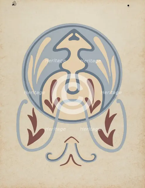 Asistencia of San Antonio de Pala Wall Design from the portfolio "Decorative Art...", 1935/1942. Creator: Unknown.