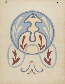 Asistencia of San Antonio de Pala Wall Design from the portfolio "Decorative Art...", 1935/1942. Creator: Unknown