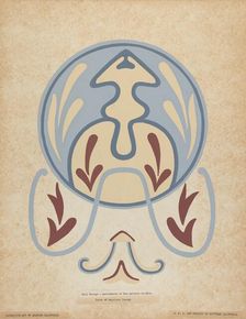 Asistencia of San Antonio de Pala Wall Design from the portfolio of "Decorative Art...", 1935/1942. Creator: Unknown