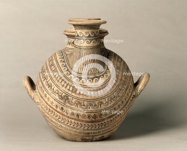 Askos, Wine Skin, 300-200 BC. Creator: Unknown.