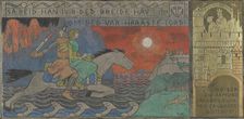 Asmund and the Princess riding Home, Between 1902 and 1904. Creator: Gerhard Munthe