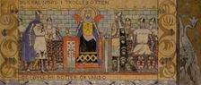 Asmund in the King's Hall, probably 1902-1904. Creator: Gerhard Munthe
