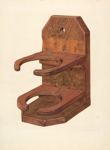 Asparagus Buncher, c. 1940. Creator: Charles Garjian
