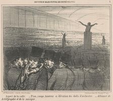 Aspect de la salle, 19th century. Creator: Honore Daumier
