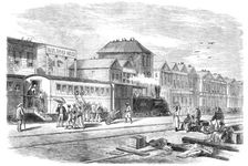 Aspinwall, Central America: the train starting for Panama, 1865. Creator: Unknown