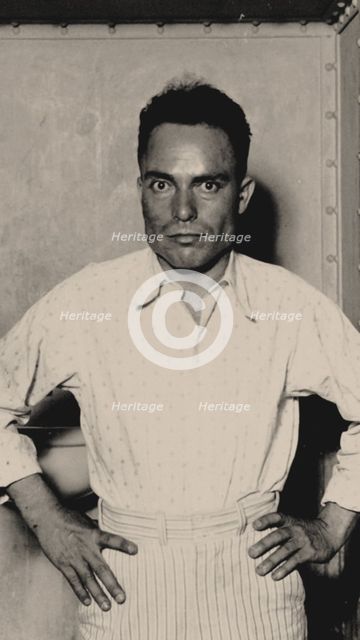 Assassin Giuseppe Zangara in a Miami jail, 1933.