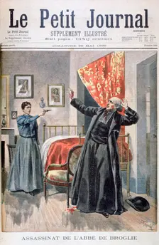 Assassination of the Abbé de Broglie, 1895. Artist: Oswaldo Tofani