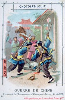 Assassination of the German Ambassador in Peking, Boxer Rebellion, China, 16 June 1900