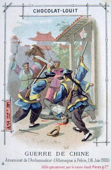 Assassination of the German Ambassador in Peking, Boxer Rebellion, China, 16 June 1900