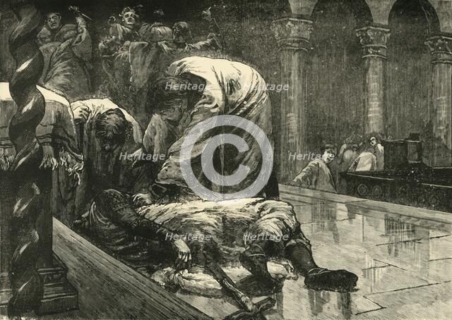 'Assassination of the Emperor Leo V', (820 AD), 1890.   Creator: Unknown.