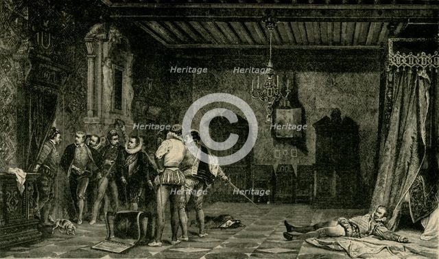 'Assassination of Henry, Duke of Guise', (December 1588), 1890.   Creator: Unknown.