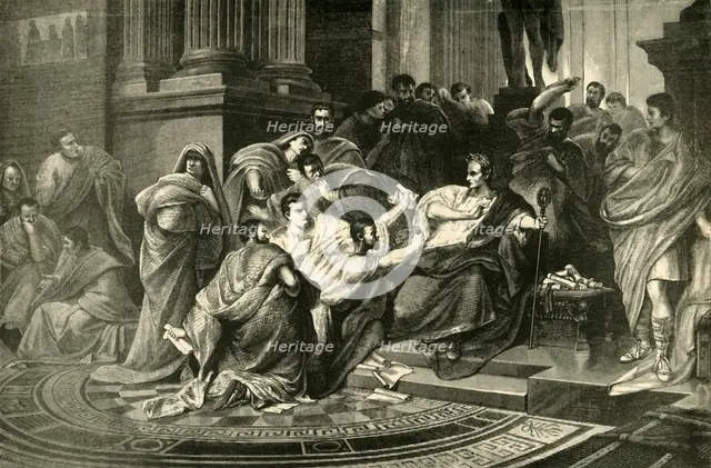 'Assassination of Julius Caesar', 1890.   Creator: Unknown.